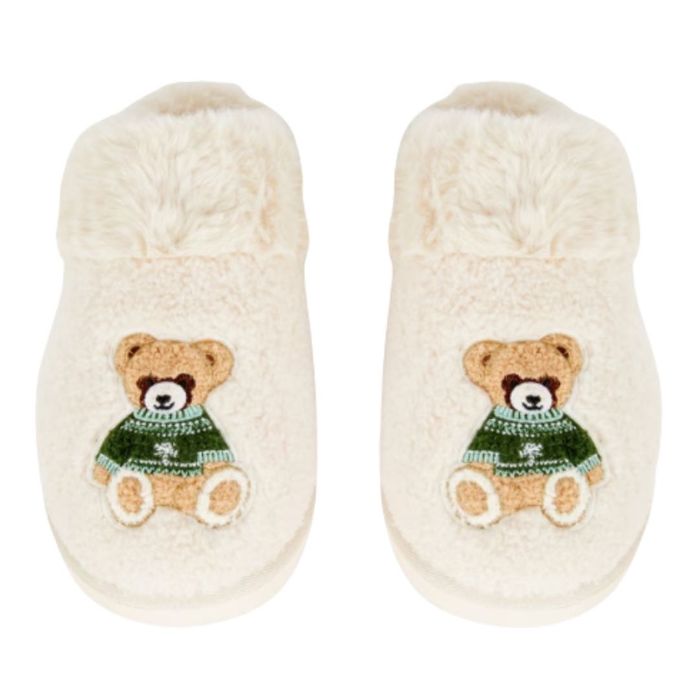 Ciepłe kapcie baranek MIŚ w świątecznym sweterku 40/41
