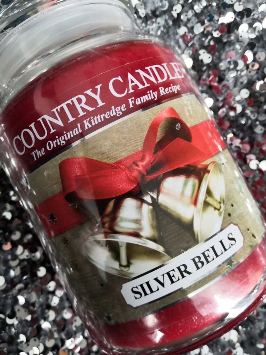 Country Candle - Silver Bells - świeca duża - Unikat