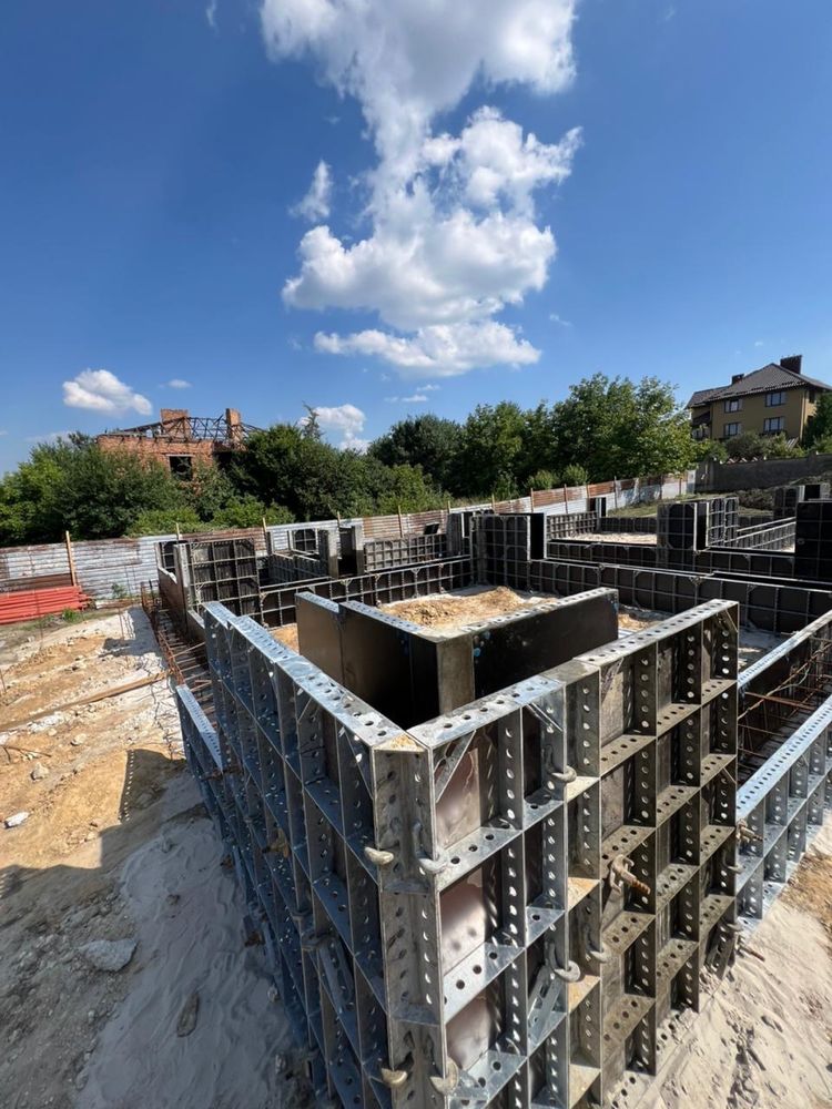 Оренда прокат продаж монолітної стінової фундаментної опалубки