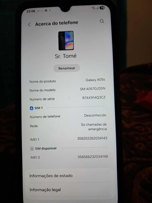 Vendo este telemovel como novo usado por um mes se alguém tiver entrec