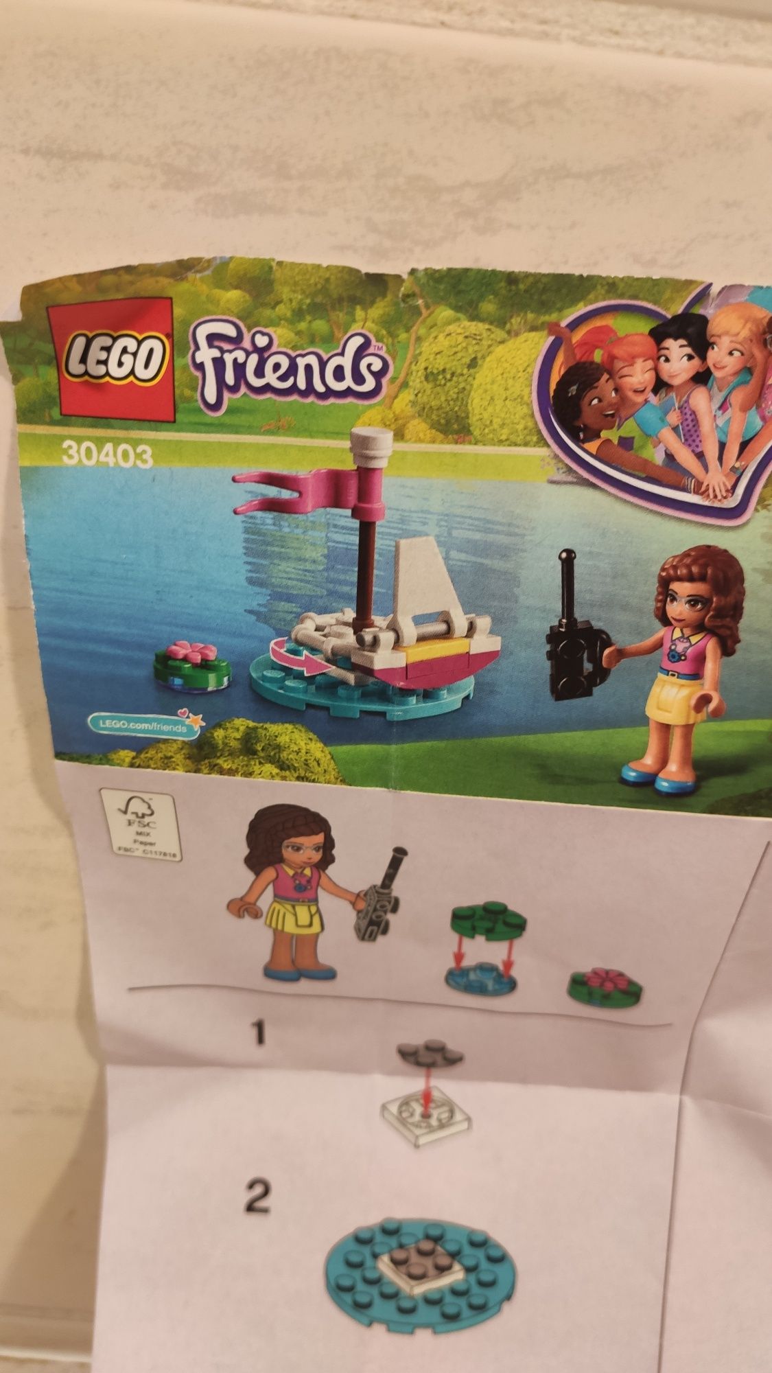 Lego Friends łódka 30403
