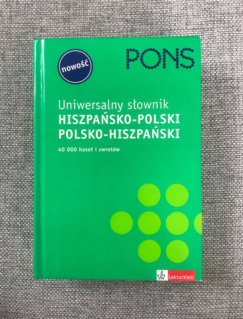 Uniwersalny słownik hiszpańsko-polski polsko-hiszpański PONS