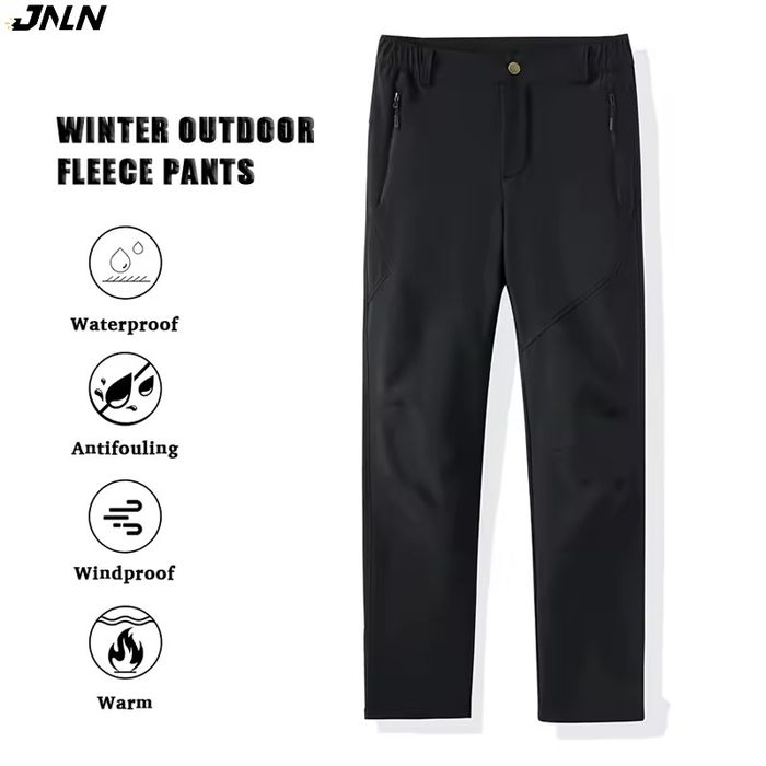 Чоловічі зимові флісові штани jnln, водонепроникні вітрозахисні