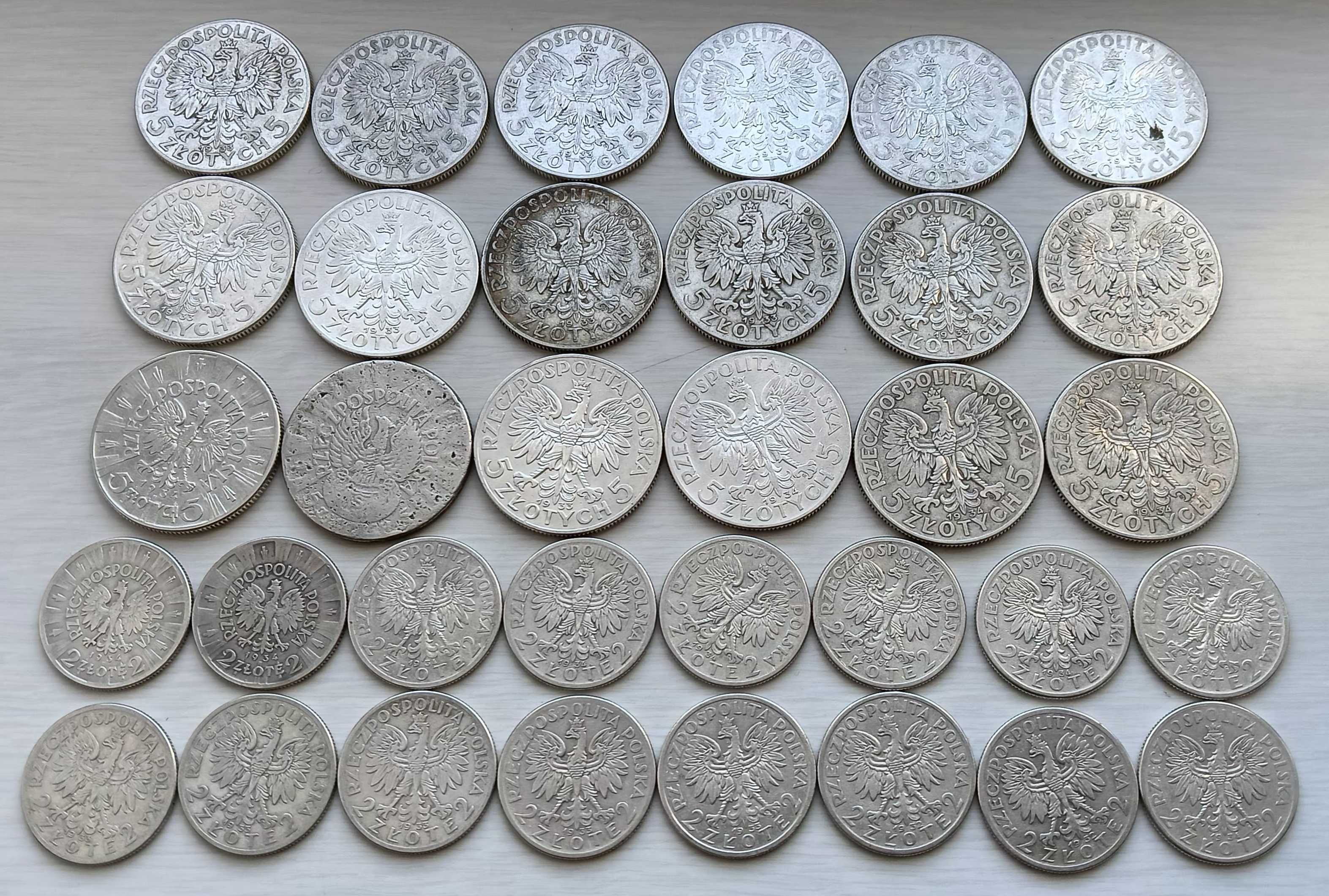 Продам серебреные монеты Польши Ядвига, Пилсудский
