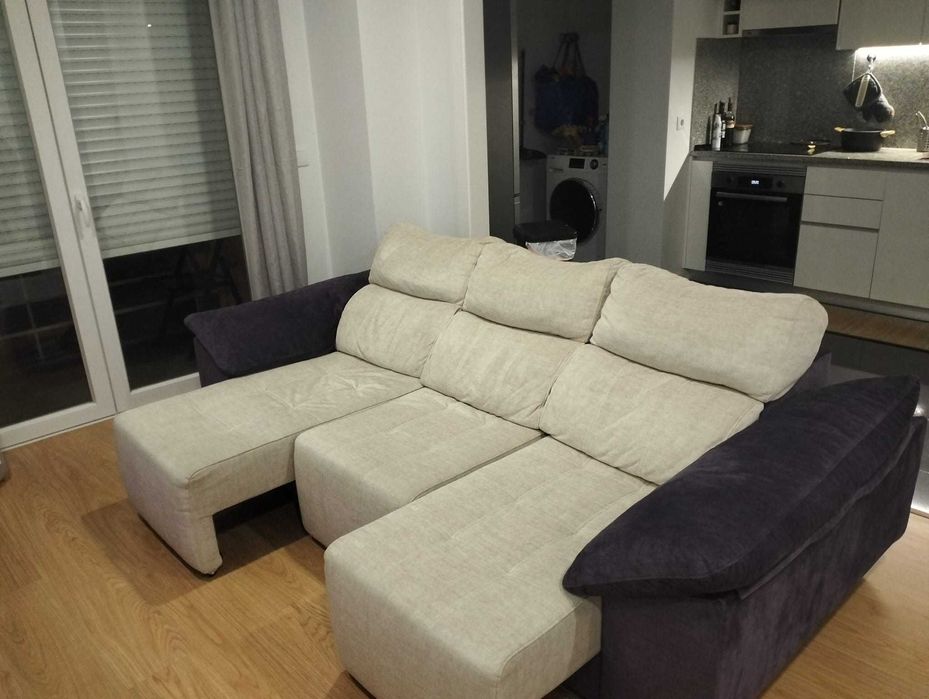 Sofá Reclinável e Retrátil Personalizado – Semi-Novo