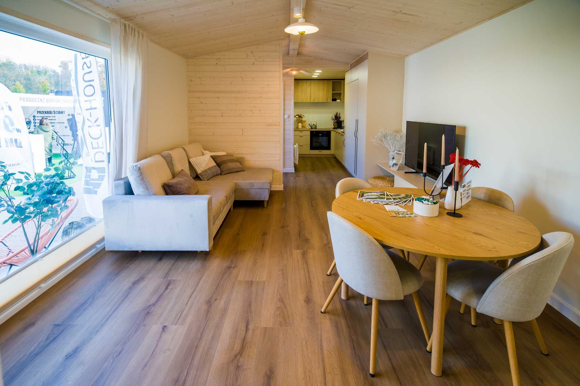 Dom mobilny modułowy, całoroczny od producenta 50 m² MADERA