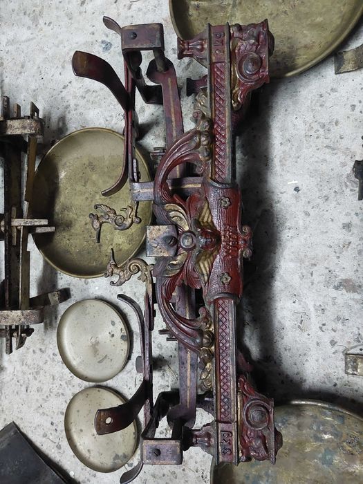 Stara zabytkowa waga x 3 w.Hess Lublin Juliusz Sperling okazja