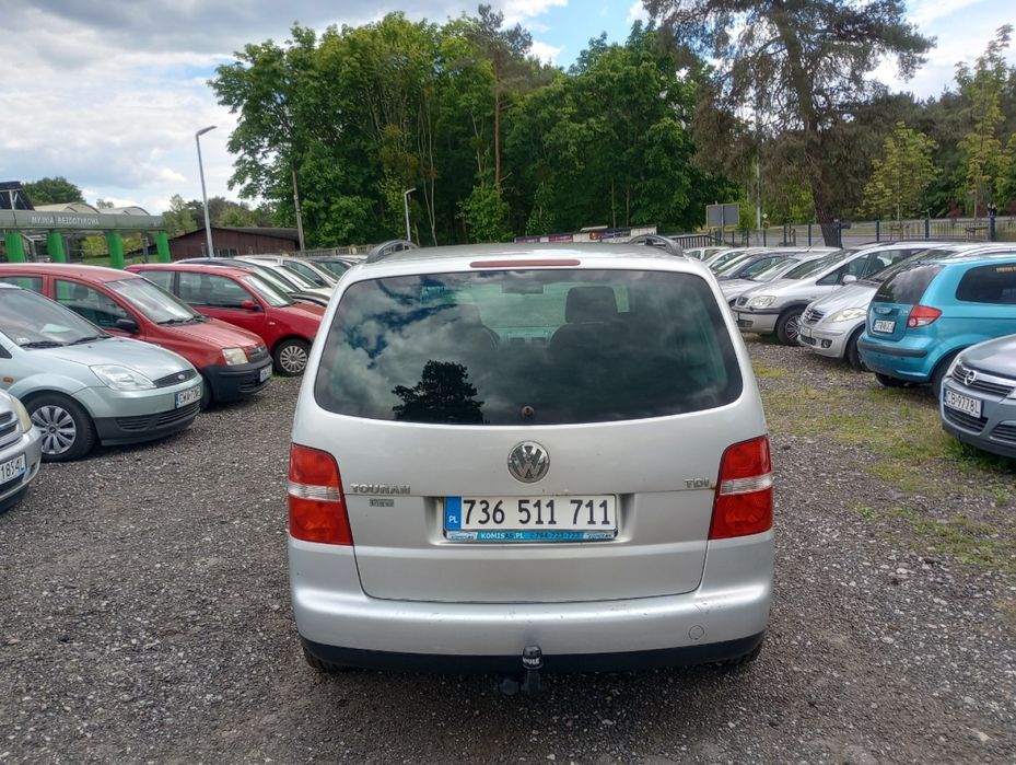 VW Touran 1.9D 105KM 2005r * el szyby klima hak * TORUŃ