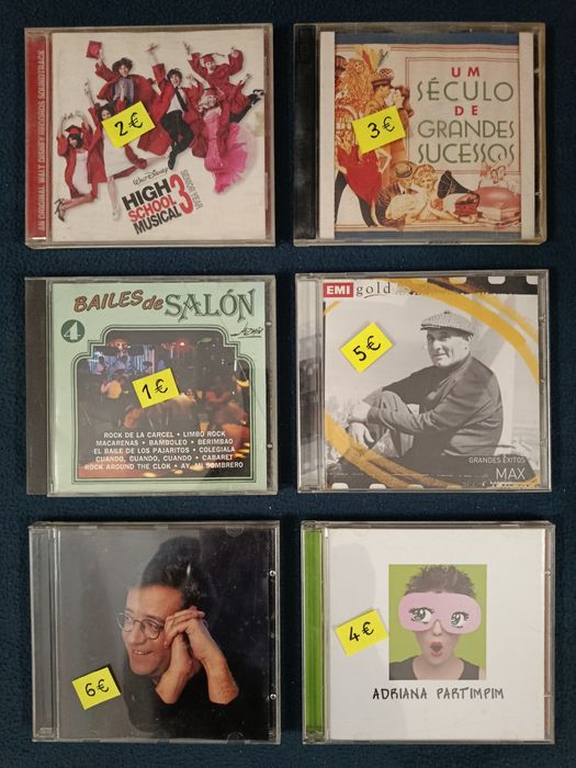 Lote de 48 CD's ( os melhores l )