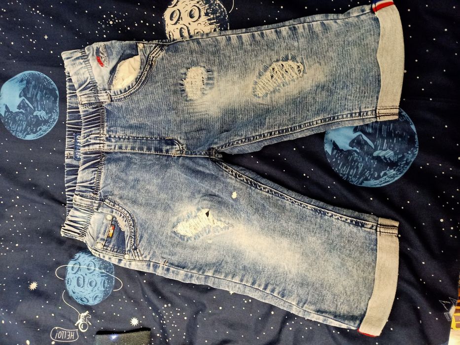 Krótkie spodnie dżinsowe 158