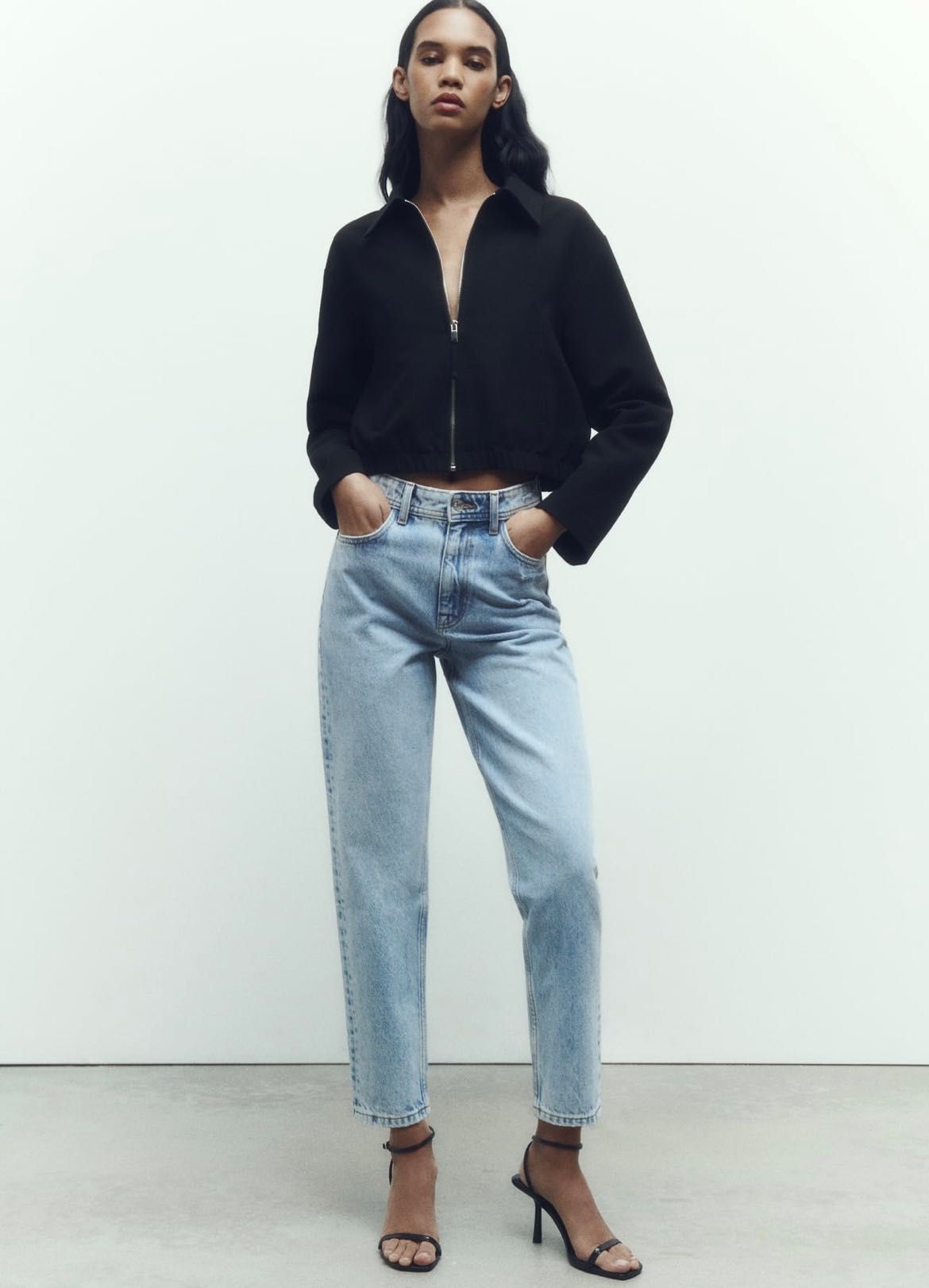 Джинси жіночі Zara MOM FIT z1975 high-waist denim
