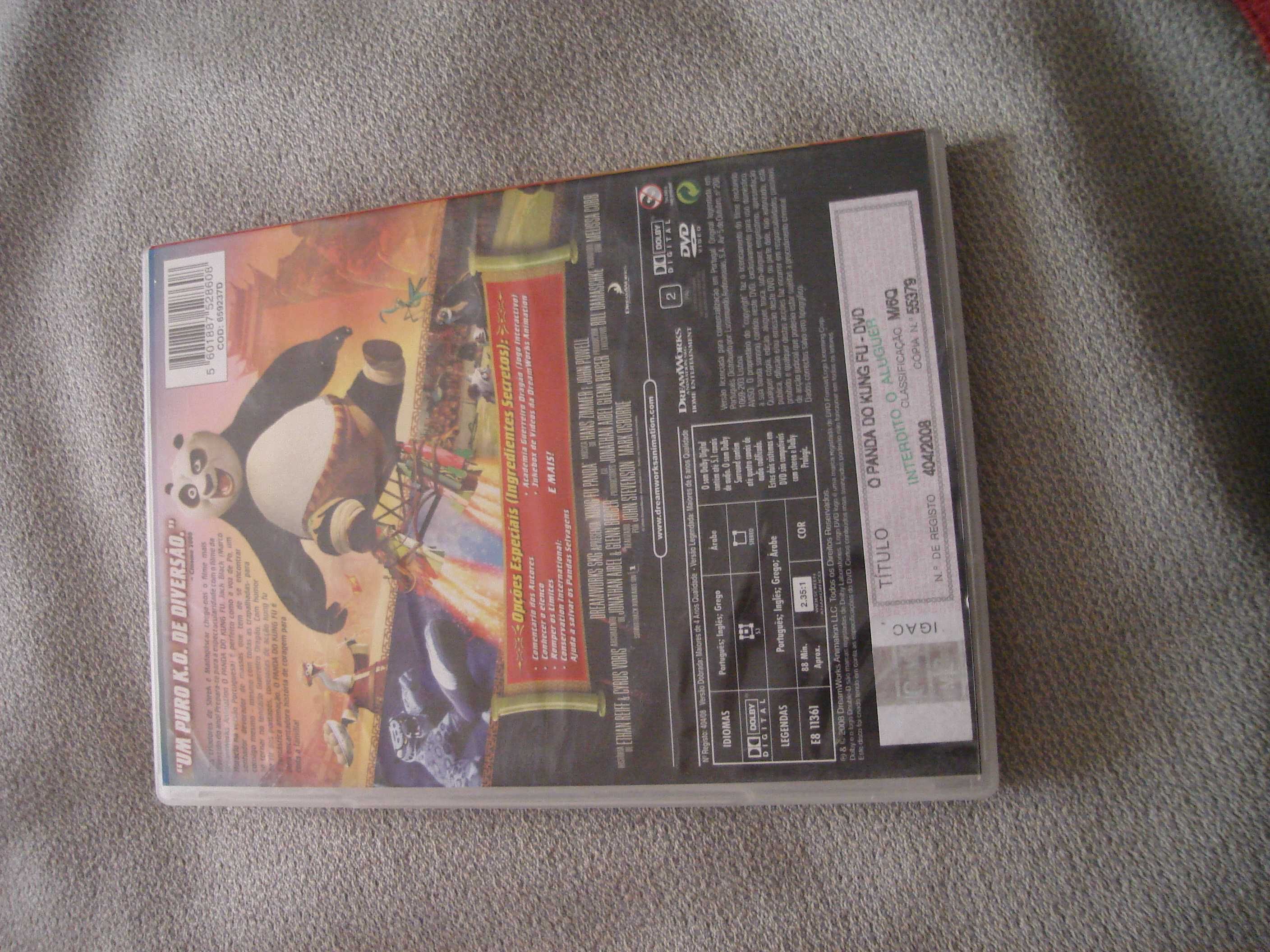 O Panda do Kung Fu dvd