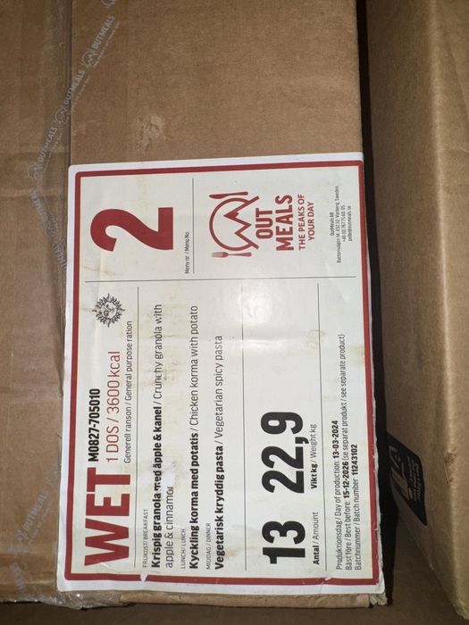 Rações de Combate Suecas