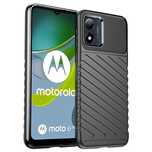 Thunder Case etui Motorola Moto E13 silikonowy pancerny pokrowiec czar