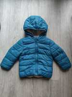 Niebieska kurtka chłopięca r. 80 zimowa dla chłopca