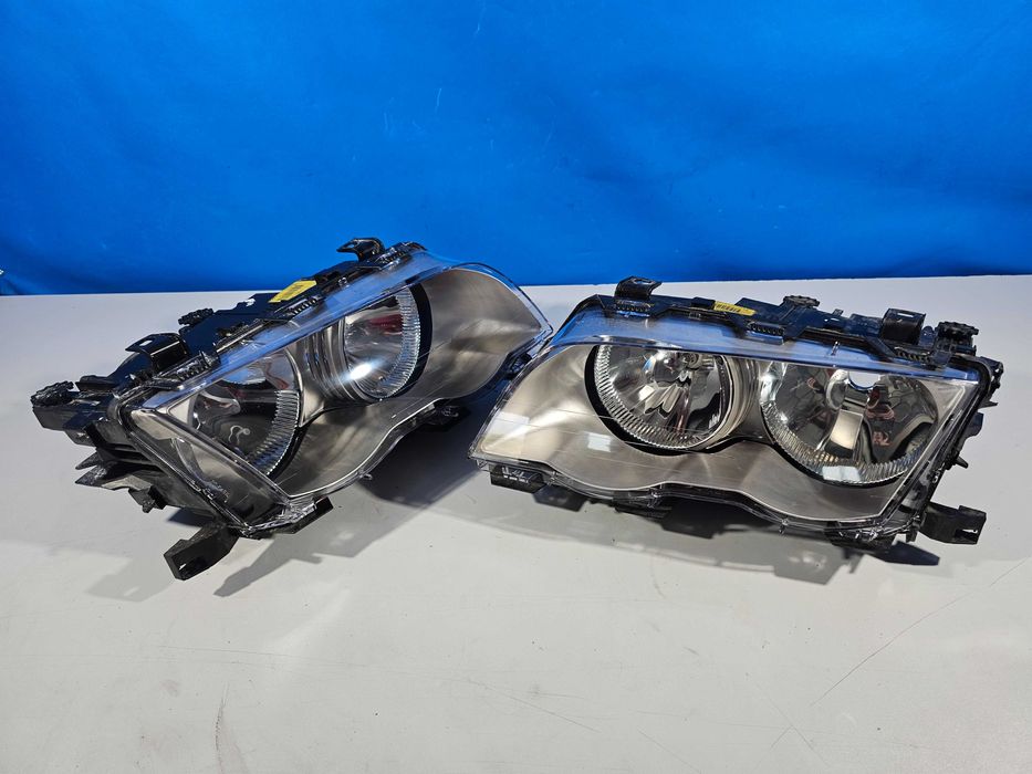 BMW E46 Lampy Przód Przednie Komplet Lewa+Prawa Europa IGŁA