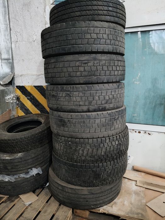 Продам шини б/в розмір 215/75R 17,5 місто Рівне, самовивіз