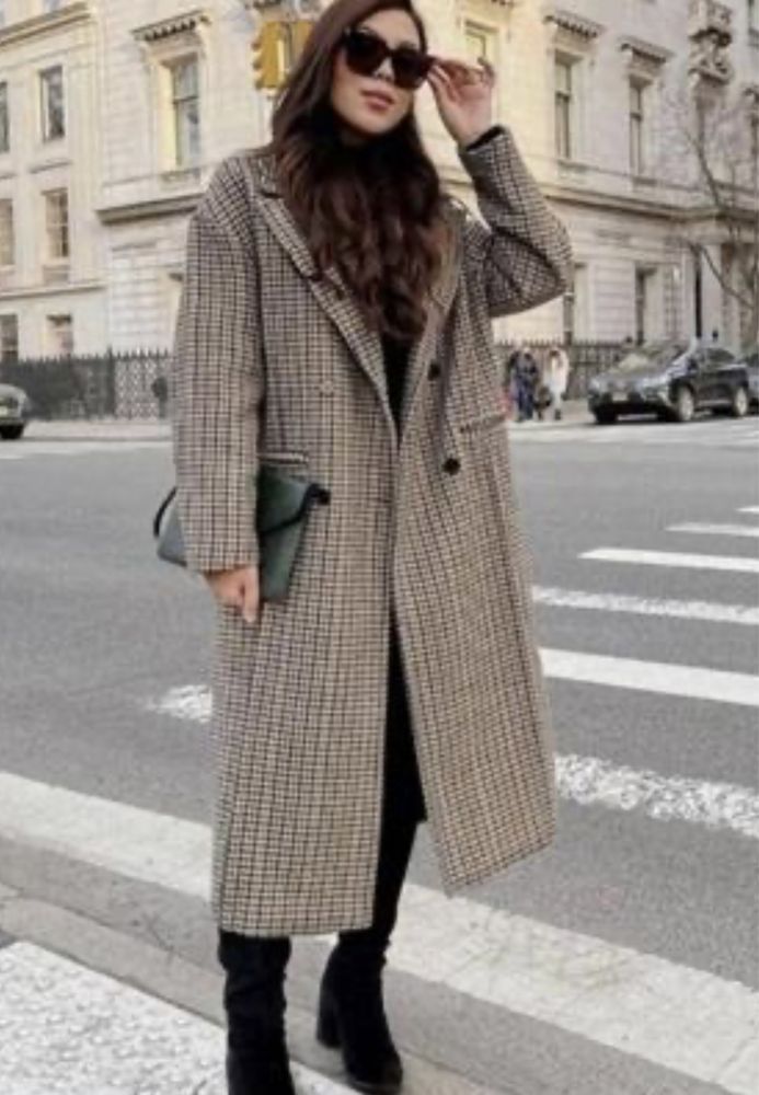 Шерстяное Пальто Zara размер S