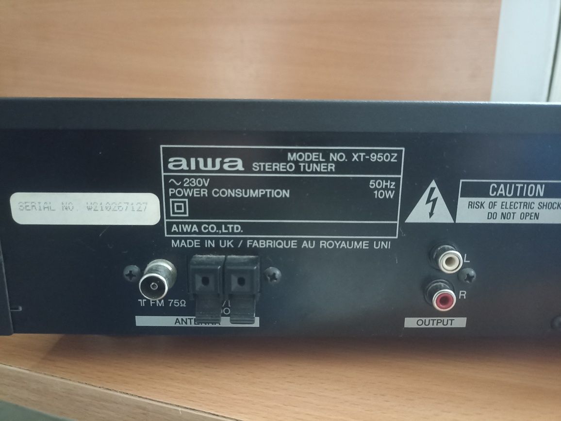 Sintonizador e synthetizador timer Aiwa