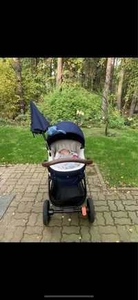 Wozek Stokke trialz 2w1 paragon granatowy gondola i spacerowka