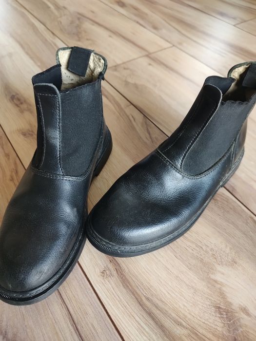 Sztyblety jeździeckie skórzane Fouganza r.34