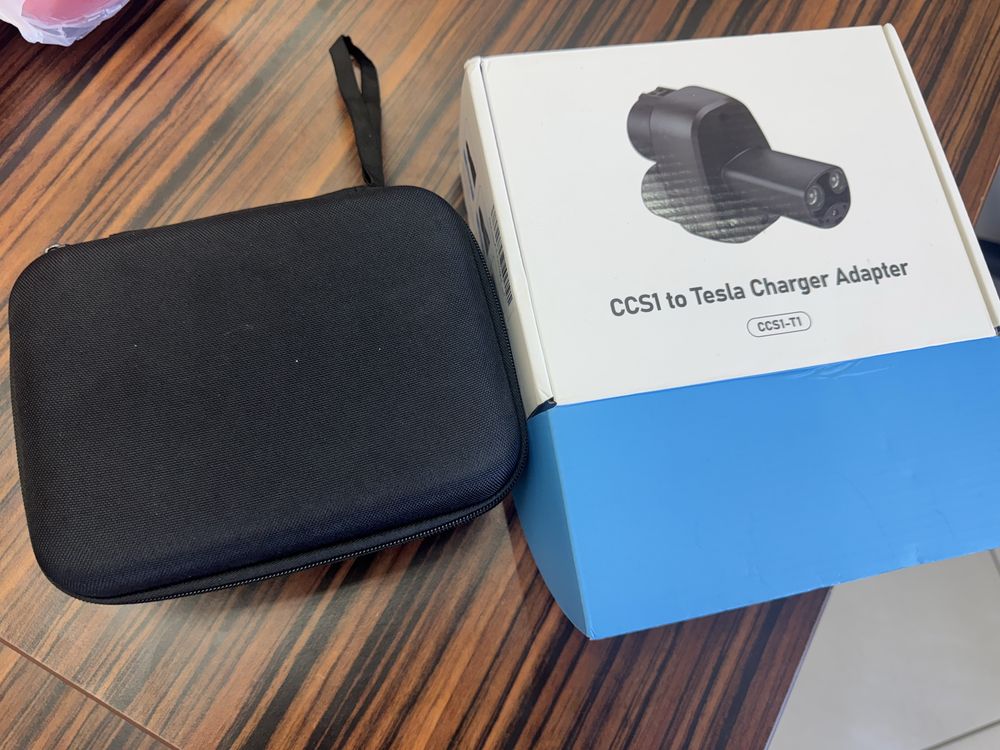 Переходник CCS1-Tesla для зарядки Tesla. Новый. Оригинал