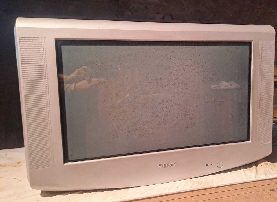 Televisão a funcionar