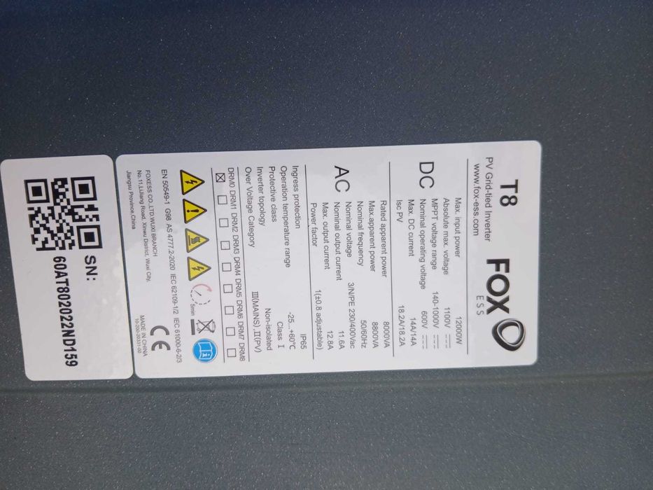 Inwerter FoxESS T8-G3