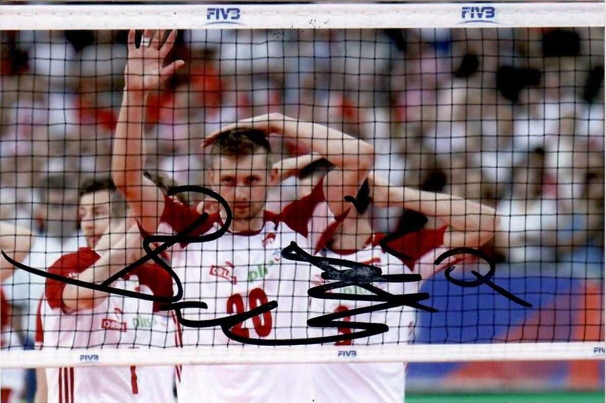 Autograf Mateusz Bieniek - siatkówka, reprezentacja, Skra