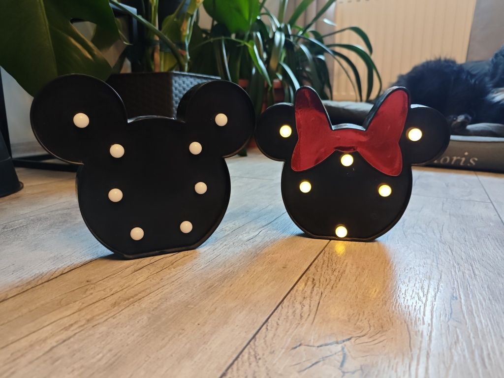 Lampka myszka Miki Minnie Disney lampe