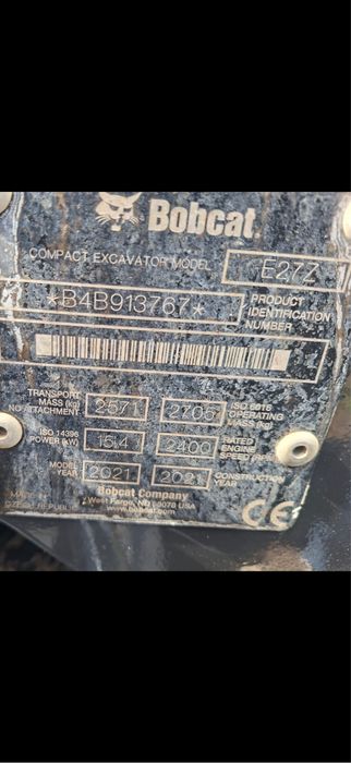 Mini giratoria bobcat E27Z 2021