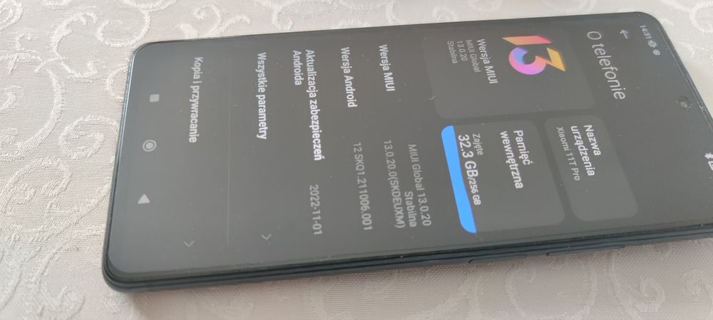 Xiaomi 11 t pro 256gb (nie redmi, iPhone, Samsung, Sony itp)