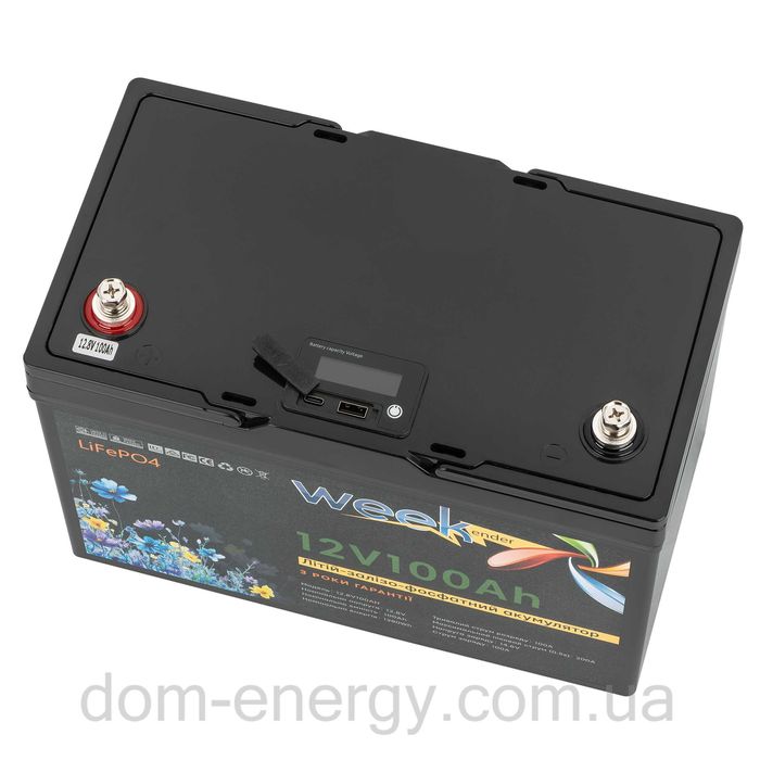 Гарантия 3 года Аккумулятор Литий-ферумный LiFePo4 100Ah 12v фосфатный