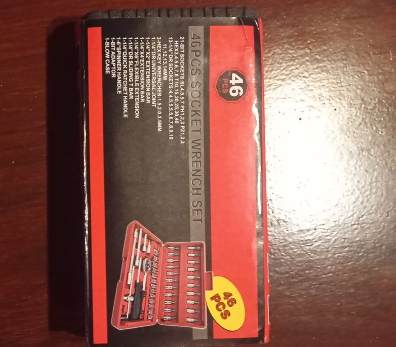 Conjunto chave catraca 46 peças