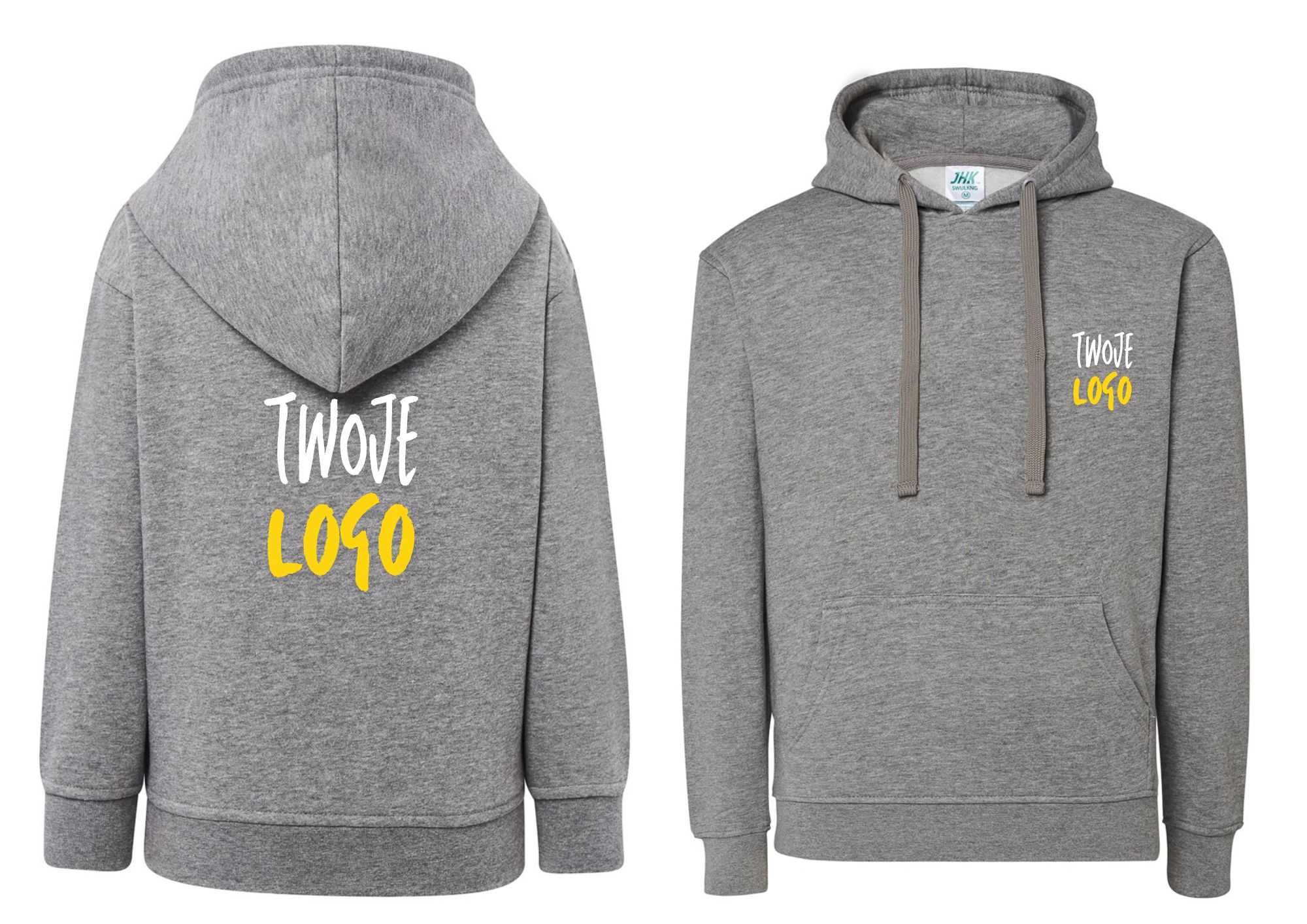Bluza z Twoim własnym nadrukiem logo