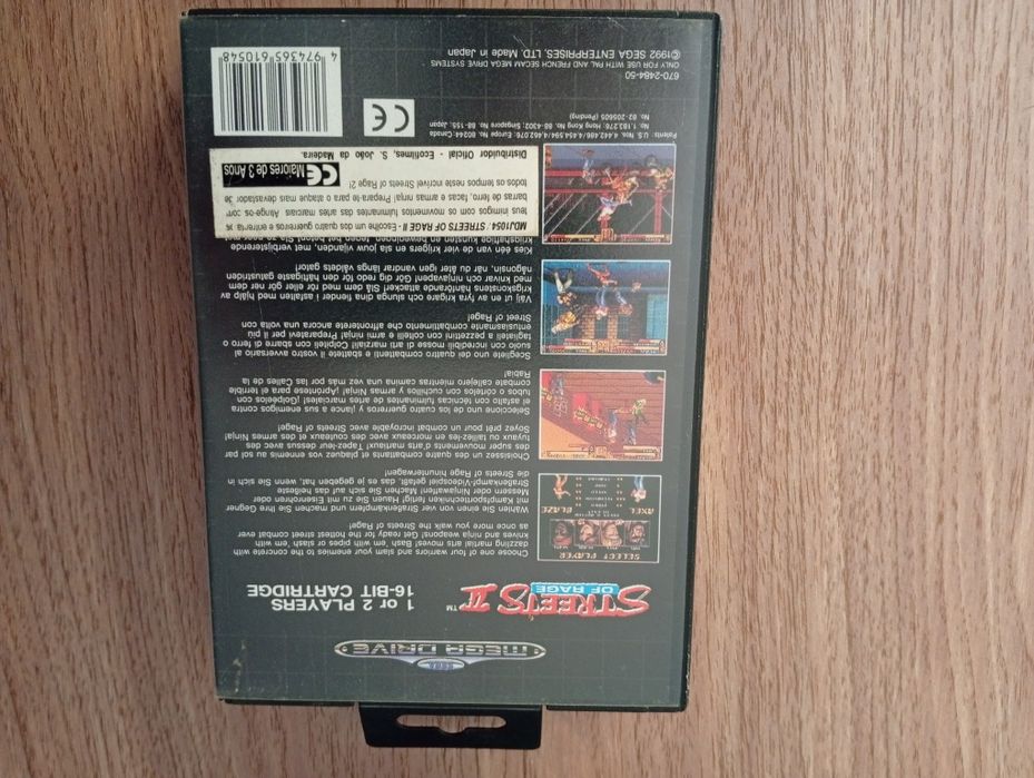 Streets of Rage II Sega Mega Drive Completo
