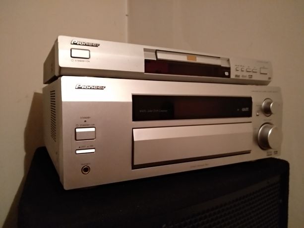 Amplituner Pioneer 5.1 + odtwarzacz dvd