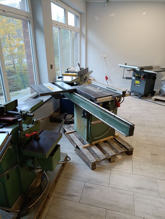 Piła formatowa do drewna Kity heblarka grubościówka czopiarka strugark