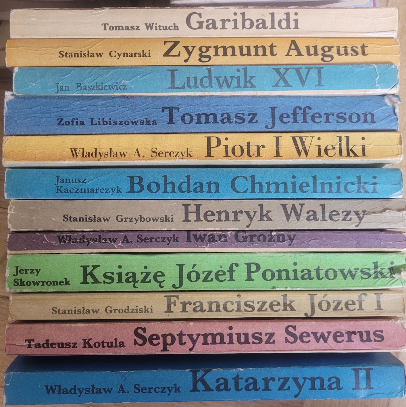 12 tytułów - biografie historyczne Ossolineum - szczegóły w opisie