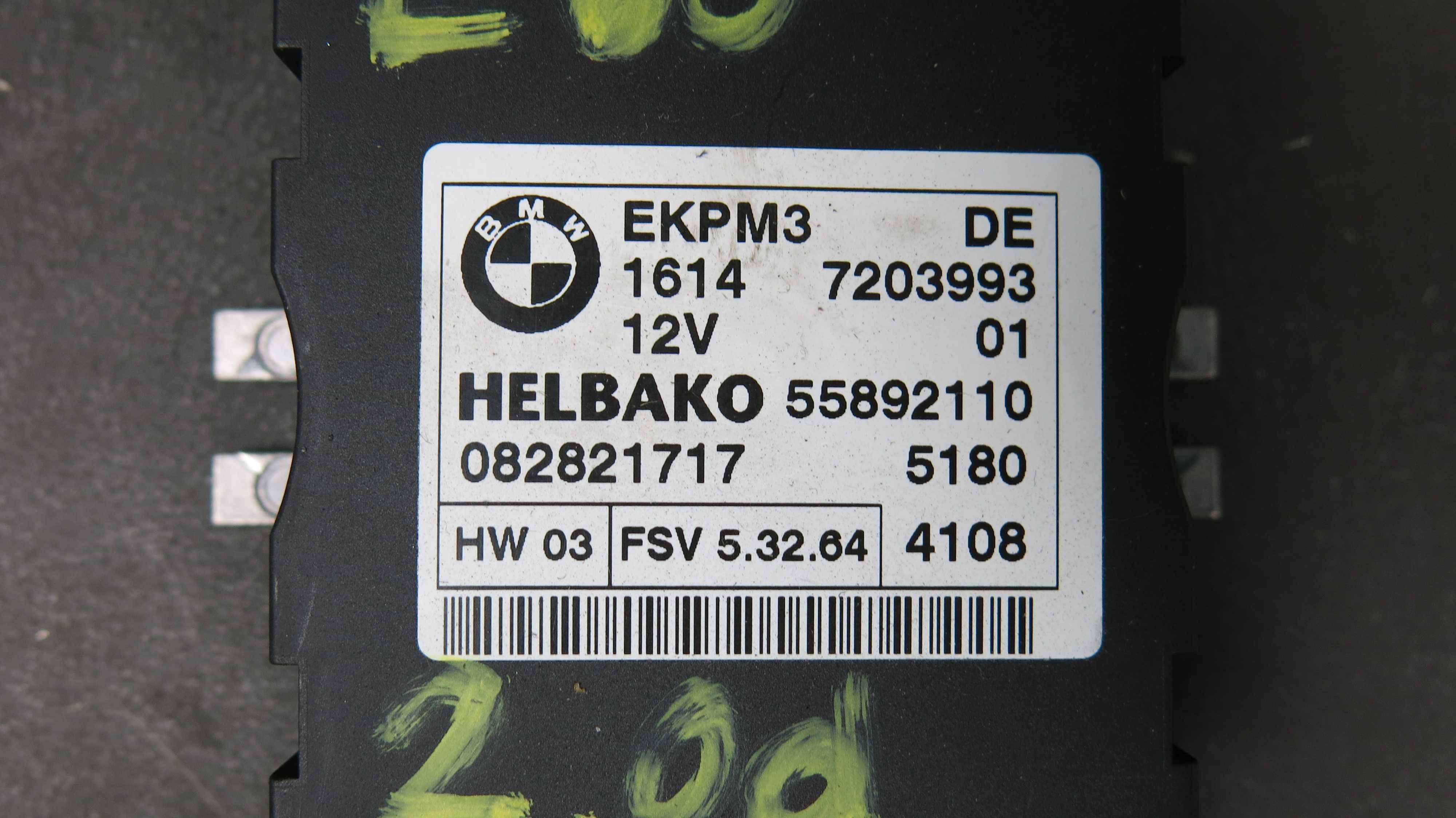 BMW E60 E61 moduł pompy paliwa sterownik EKPM3 Helbako
