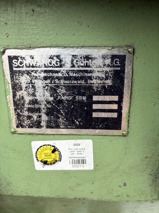 Maszyna przesiewająca SCHWANOG „RAPID” SBM 63G z sitami 2-15mm komplet