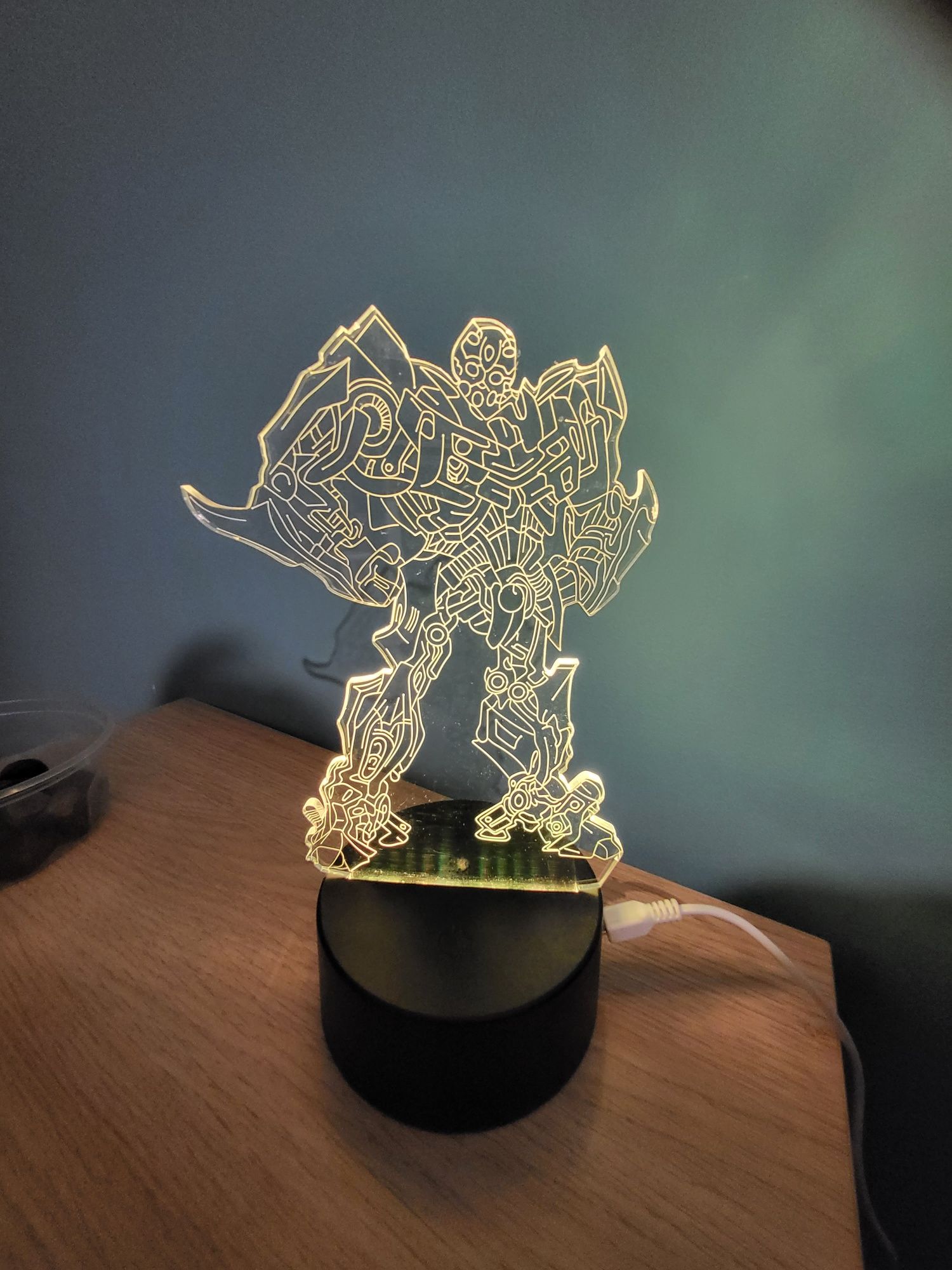 Lampka led plexi transformers