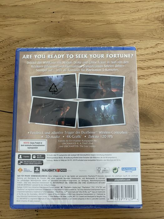 Uncharted: Kolekcja Dziedzictwo Złodziei Gra PS5 zamiana