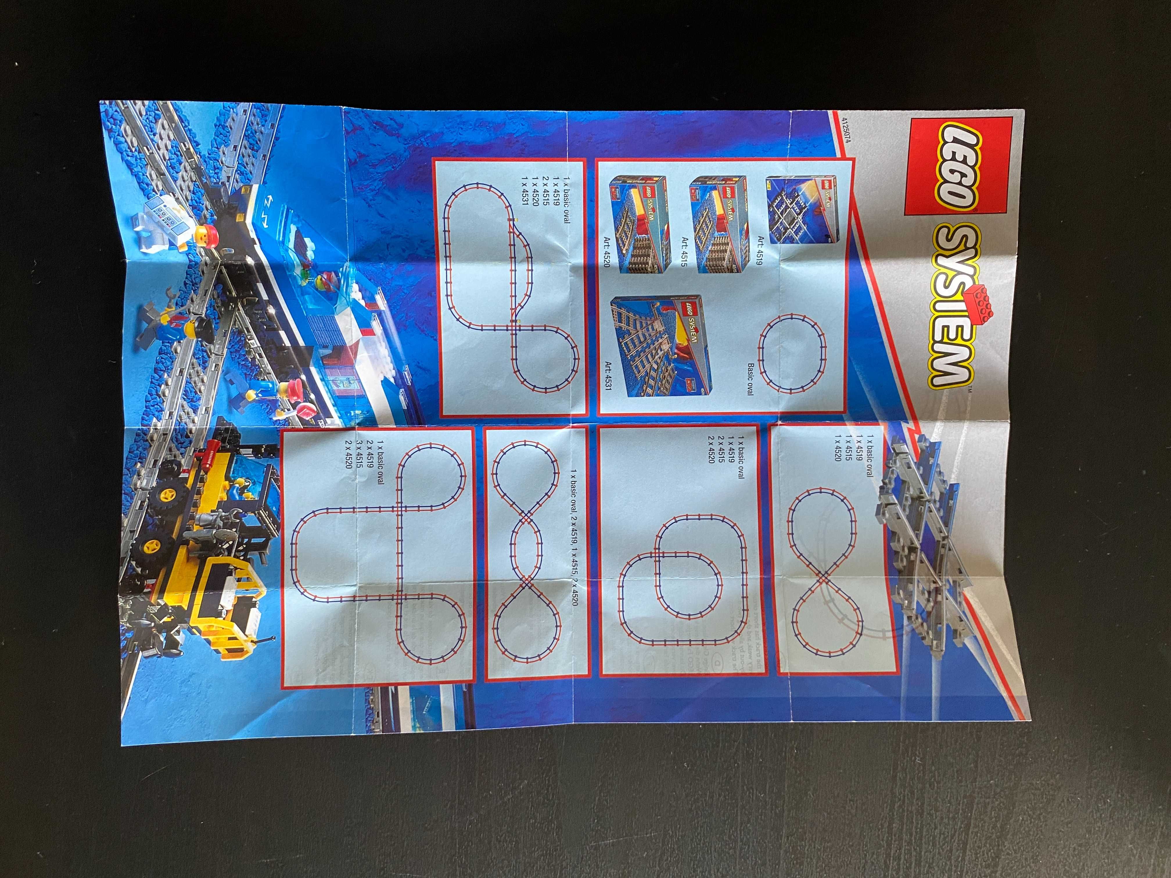 LEGO 4531 Manual Points zwrotnice tory rozjazd