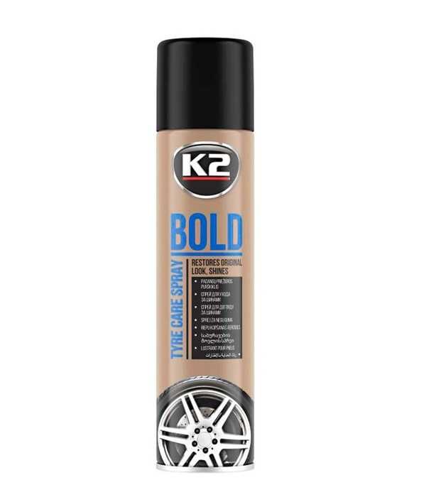 Засіб для догляду за шинами (чорнитель) K2 Bold Tyre Care Spray 600мл
