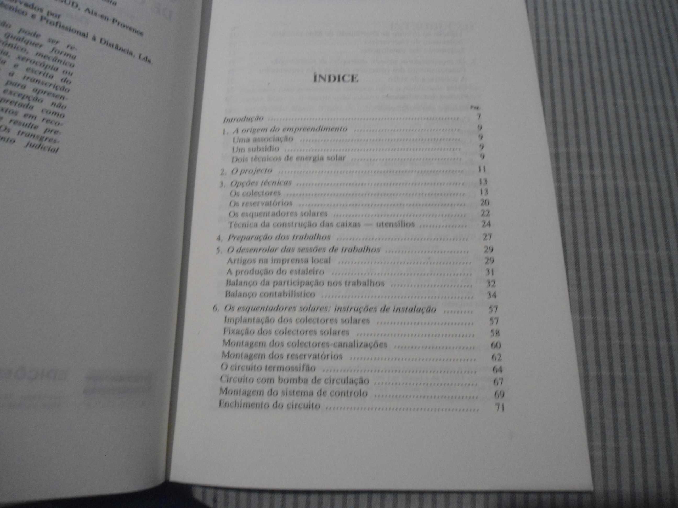 Construção Artesanal de Coletores Solares de Thierry Cabirol