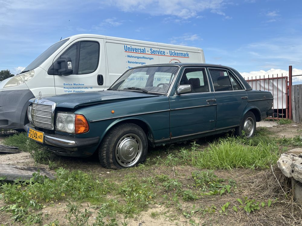 Mercedes w123 2.0 diesel zabytek żółte tablice