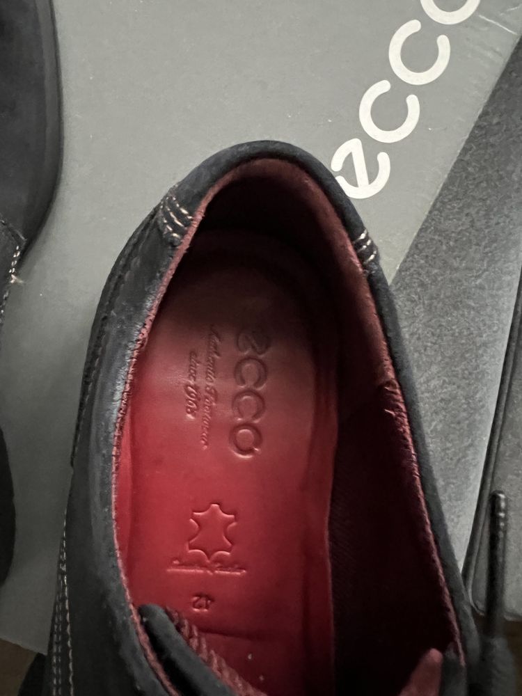ECCO Cairo 42 kolor navy marine zamsz