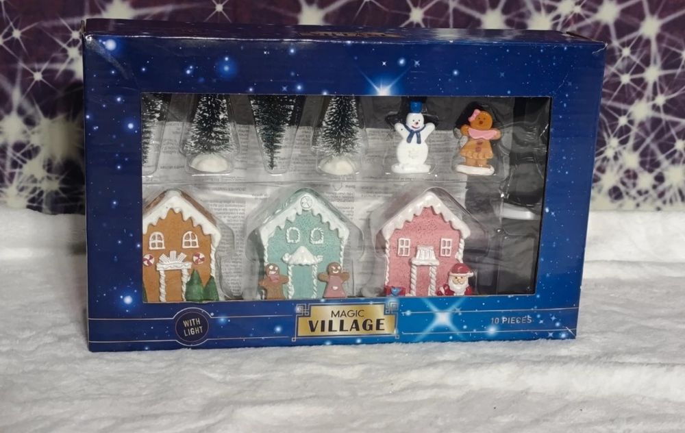 Magic Village – Świąteczna Uliczka LED - 10 elementów