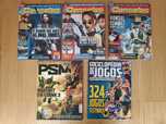 Revistas de jogos multiconsolas e PS2.